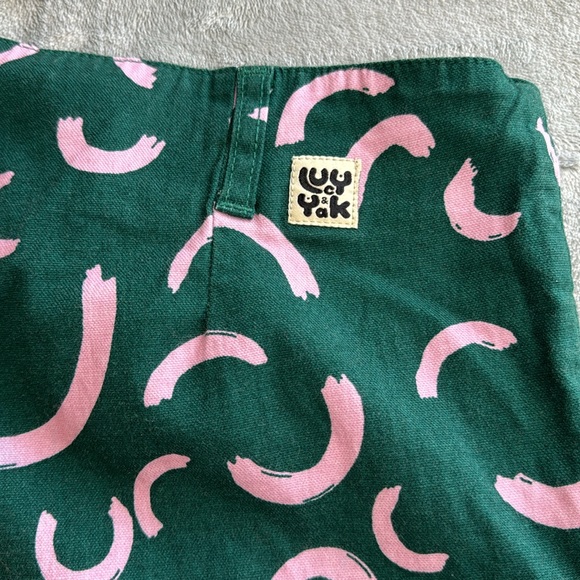 Lucy & Yak Camden Trousers Organic Cotton Watermelon Print Green Size 34 - Picture 9 of 16